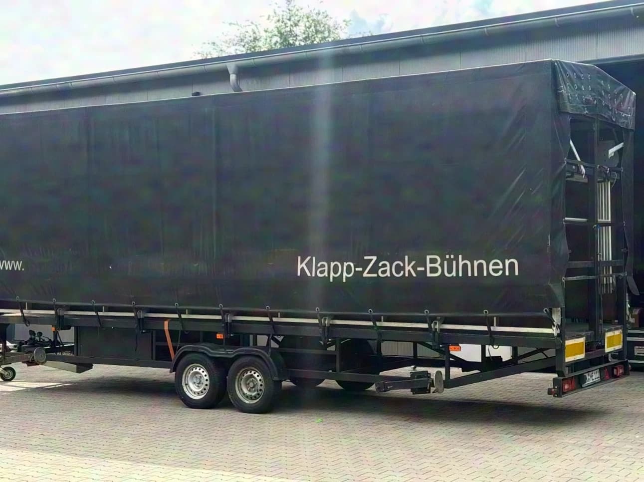 Trailer stage 7.5x6x5m mobile stage ++ immediately available ++