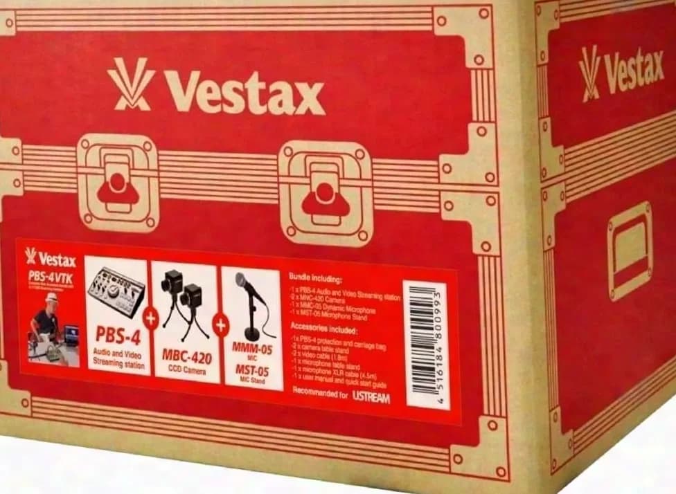 Vestax PBS-4 Mobile 4-Channel Video and Audio Mixer