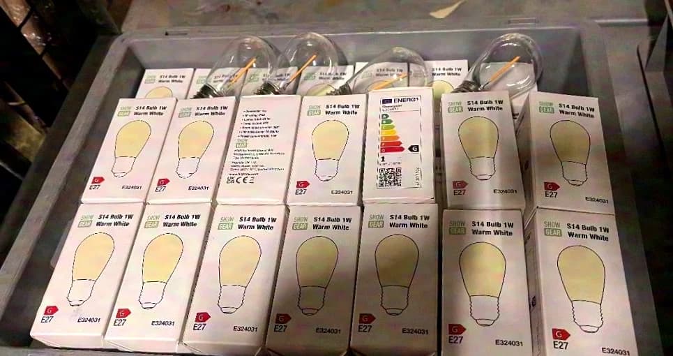 Vintage LED bulb E27 // Filament // 1 Watt // dimmable // warm white