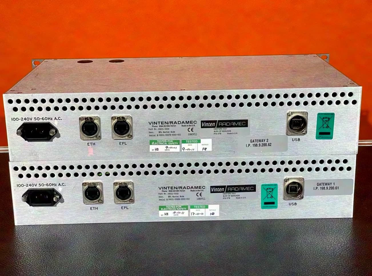Vinten/RADAMEC V4021-0003 EPL Master Node, 2 units available