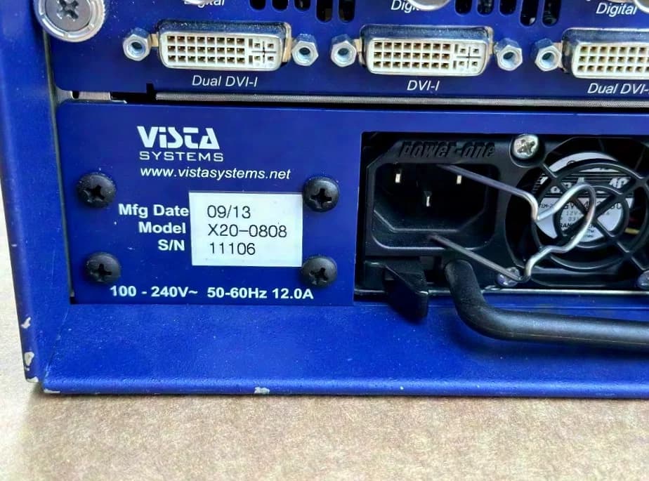 Vista Systems Christie Spyder X20-0808 Processor
