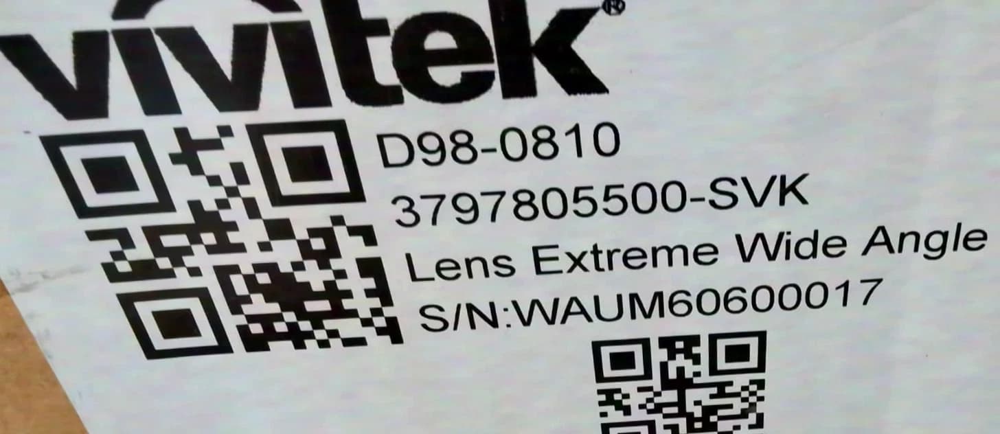 Vivitek D98-0810 (83797805500-SVK) New item in original packaging