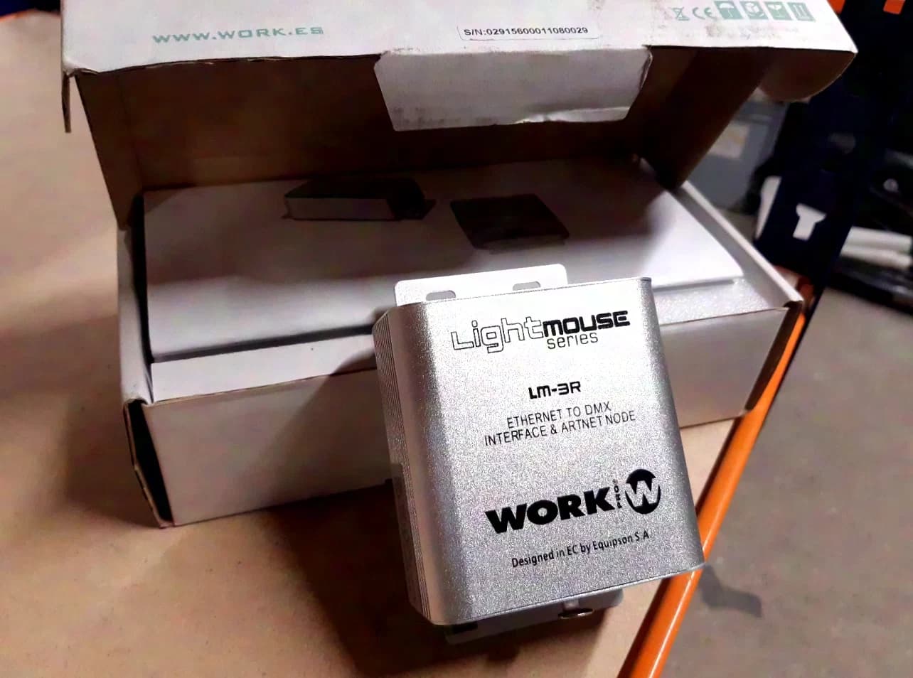 WORK LM3R Ethernet to DMX Interface