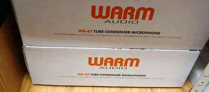 Warm Audio WA-67 Tube Condenser Microphone Pair NEW