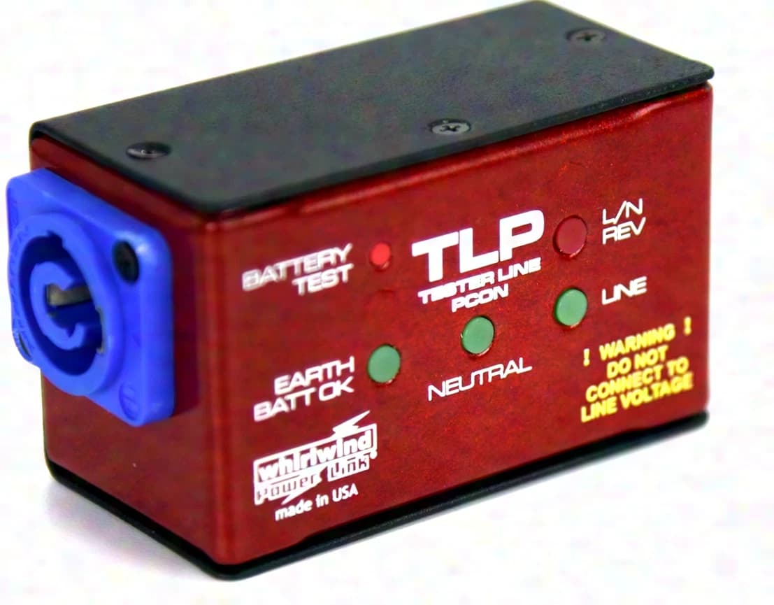 Whirlwind TLP Line Powercon Cable Tester, New Item