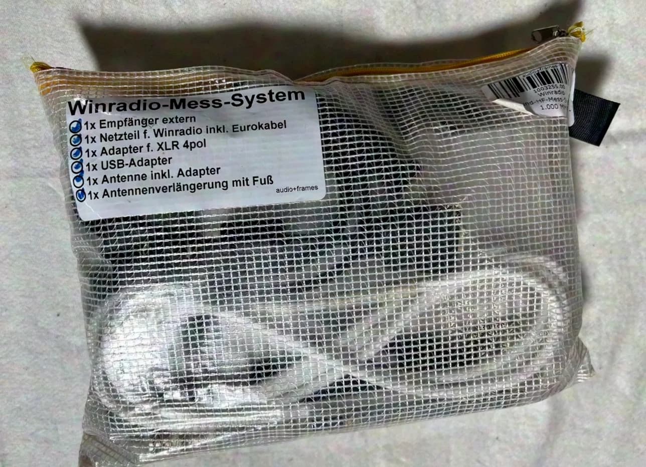 Winradio Broadband HF Measurement System (30 - 1.000 MHz)