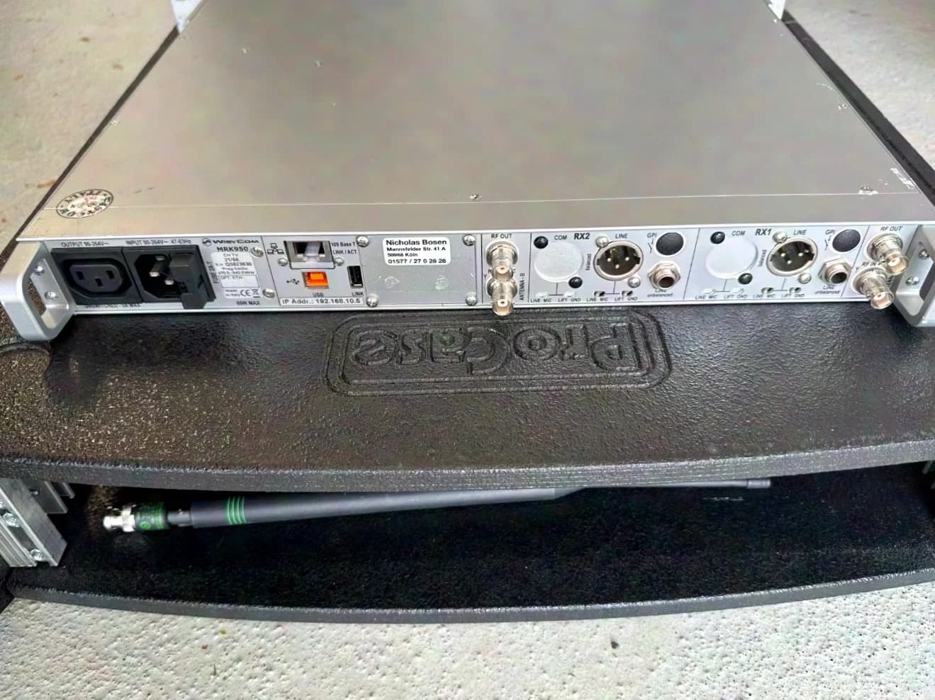 Wisycom MRK950 Wideband (470–840 MHz) True Diversity Receiver