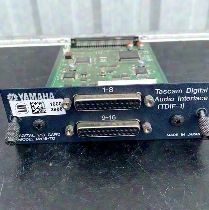 Yamaha MY16-TD 6-Channel TDIF-1 (TASCAM) Format I/O card