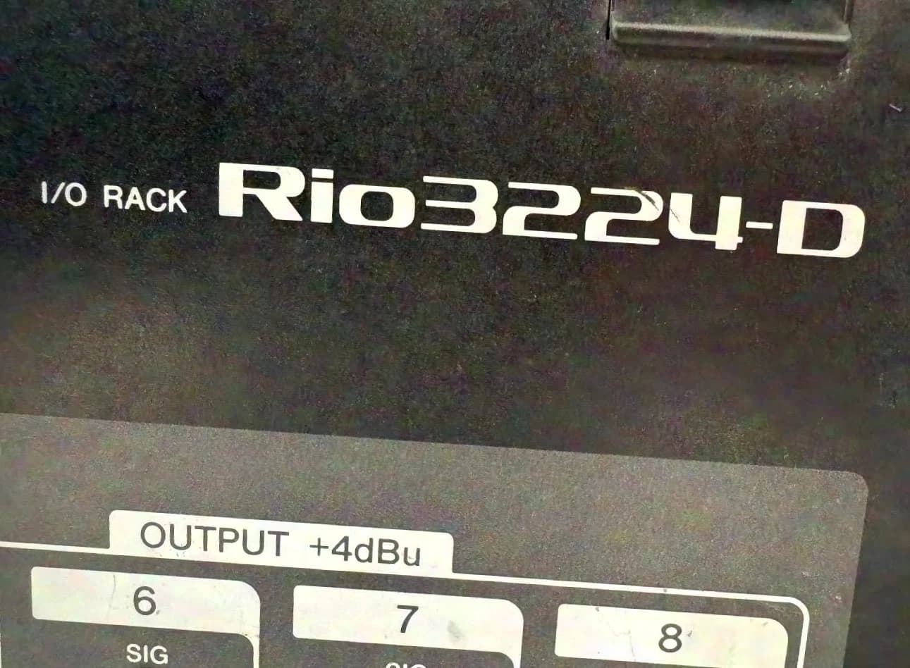 Yamaha Rio 3224-D Digital Stagebox, IN: 32x XLR, OUT: 16x XLR, AES OUT: 8x XLR
