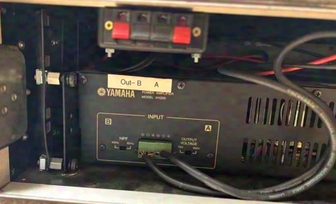 Yamaha XH-200 100V power amplifier