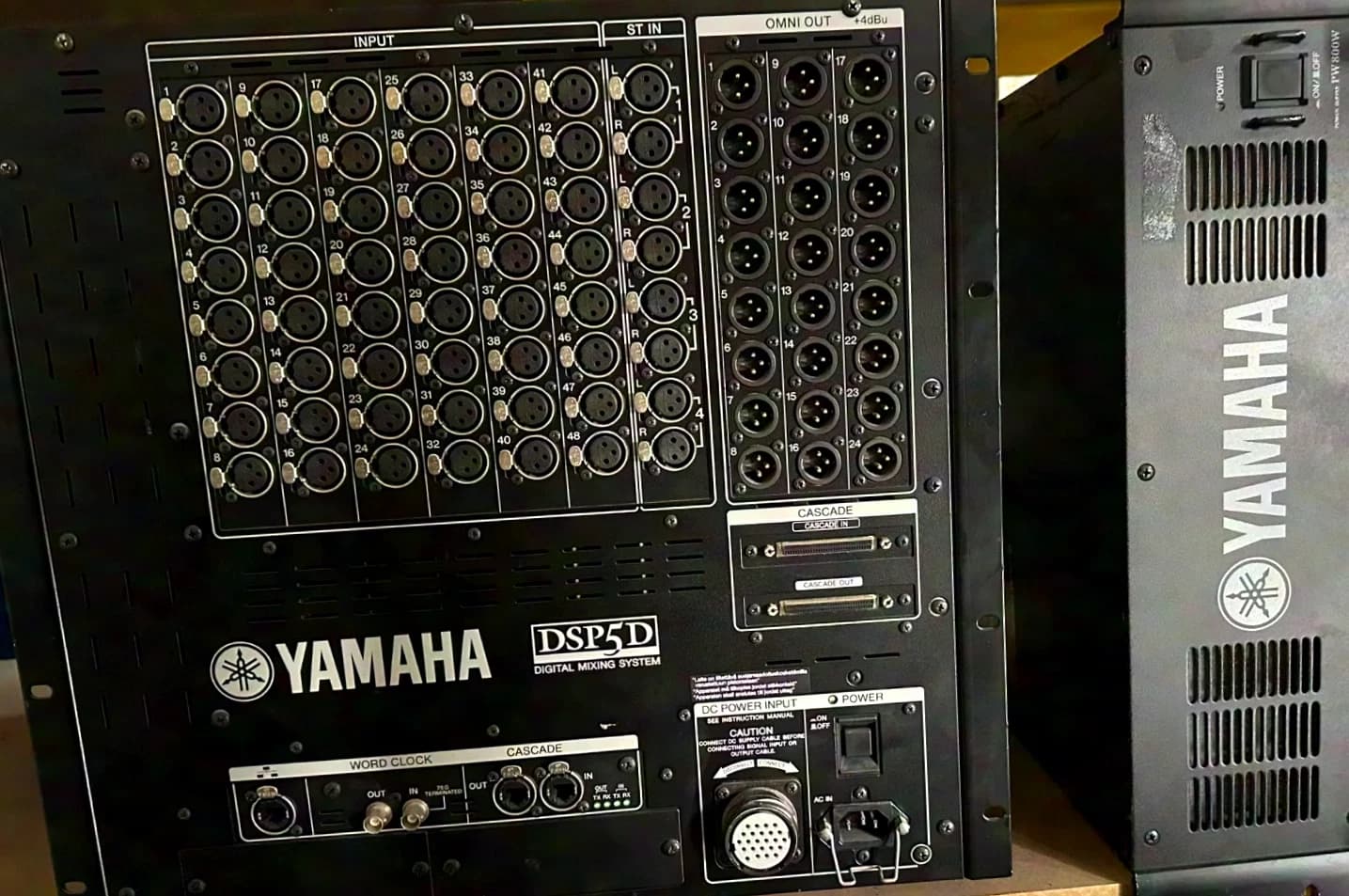 Yamaha digital mixer set PM5D, PW800W, DSP5D