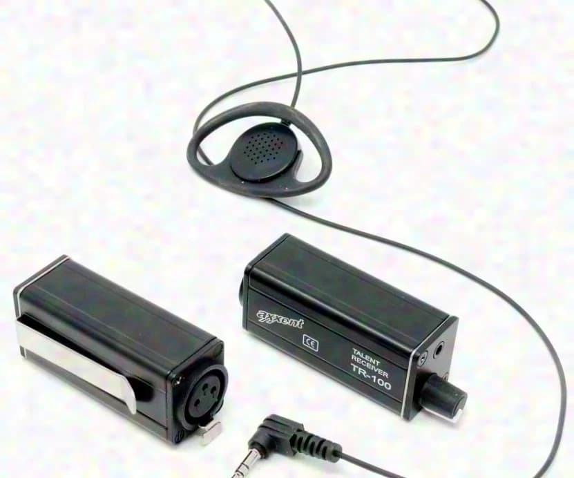 axxent TR100 Intercom Mini-Beltpack for Listen-Only Use and Outputting an Intercom Signal