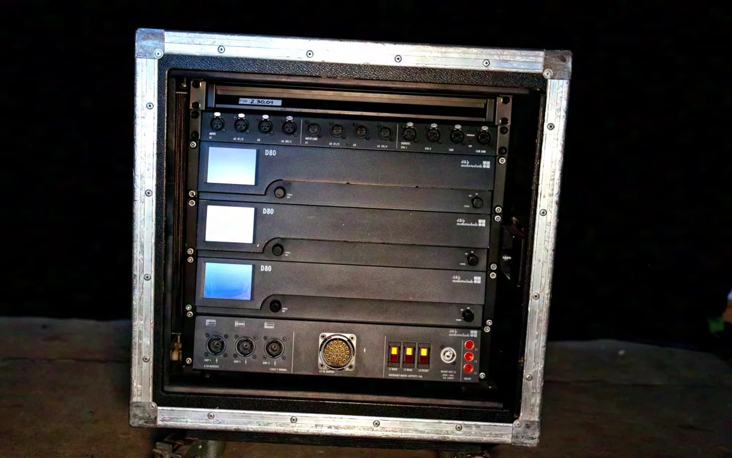 d&b Audiotechnik D80 3-fach Touring Rack LKA25/NLT8