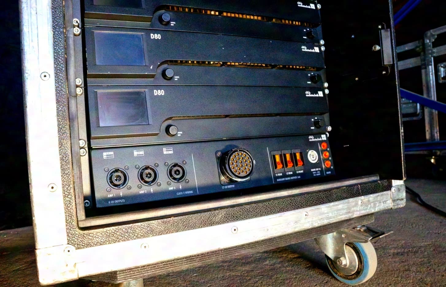 d&b Audiotechnik D80 3-fach Touring Rack LKA25/NLT8