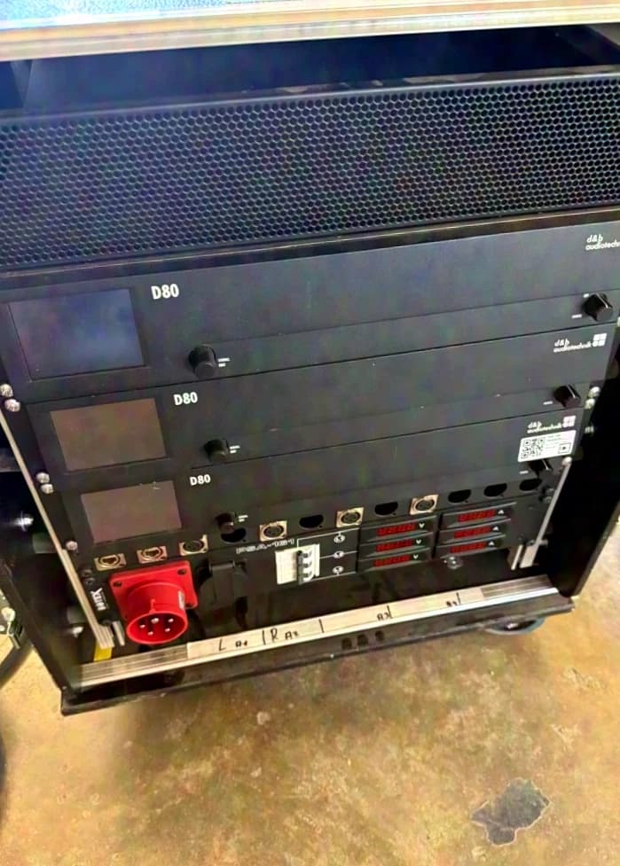 d&b D80 3-unit Amp Rack D80
