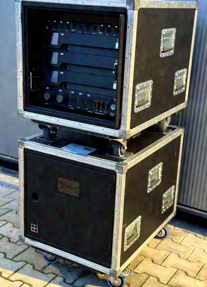 d&b D80 3er Amp Rack inkl. Case Touringrack