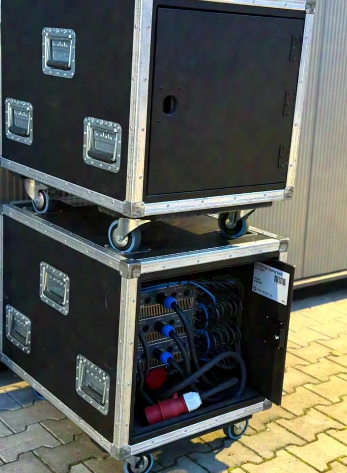 d&b D80 3er Amp Rack inkl. Case Touringrack