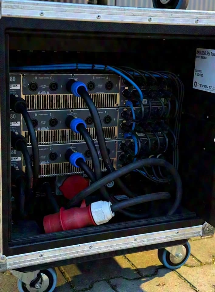 d&b D80 3er Amp Rack inkl. Case Touringrack