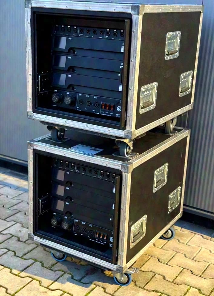 d&b D80 3er Amp Rack inkl. Case Touringrack