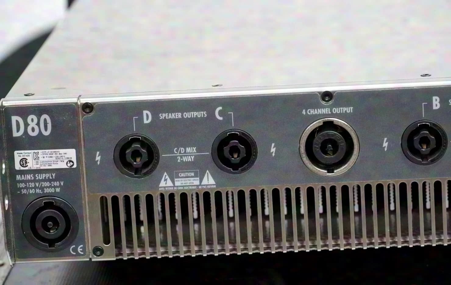 d&b audiotechnik D80/NL4