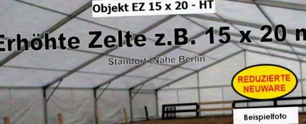 various elevated tents e.g. 15x20m - 5m bay spacing - NEW GOODS
