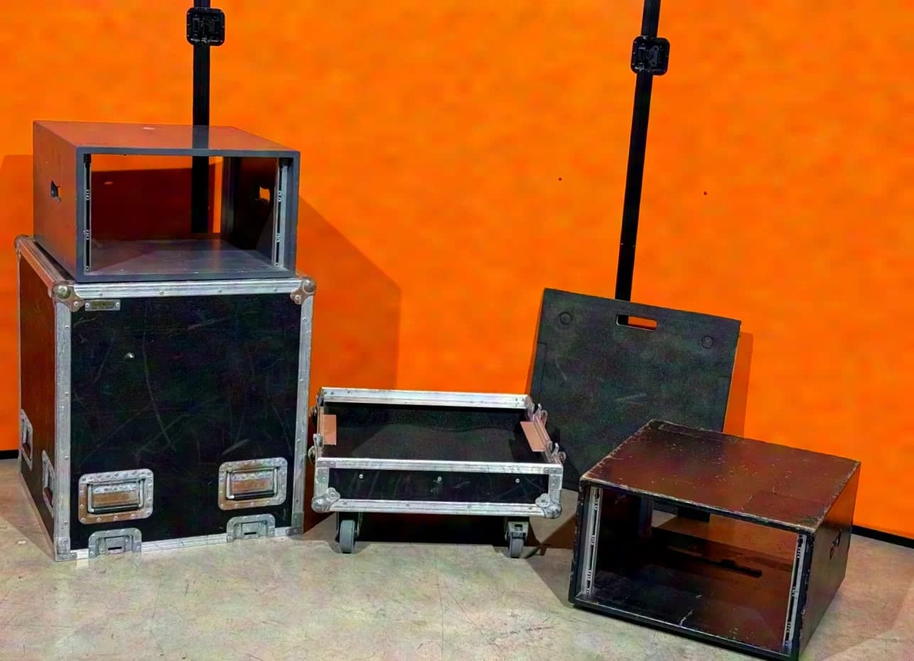 easy pac hood case with 2x 6HE rack module