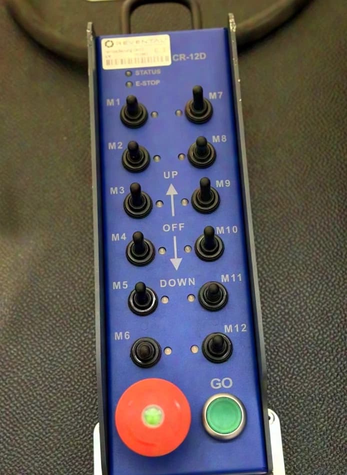 fiRSTstage SRS Rigging MC-12D 12-channel motor controller incl. remote control & CEE distributor