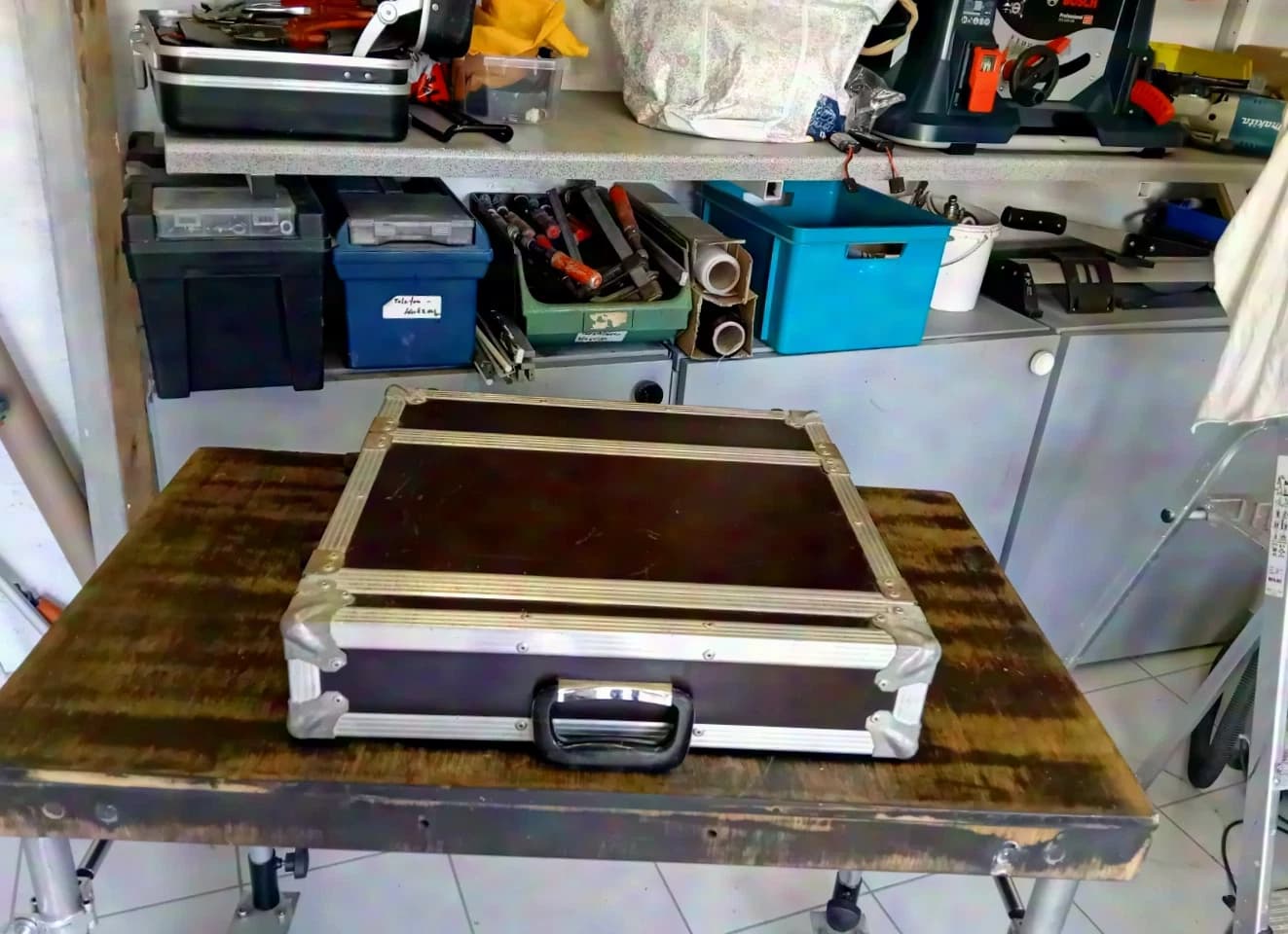 mgm 2 HE case with rack rail + additional compartment