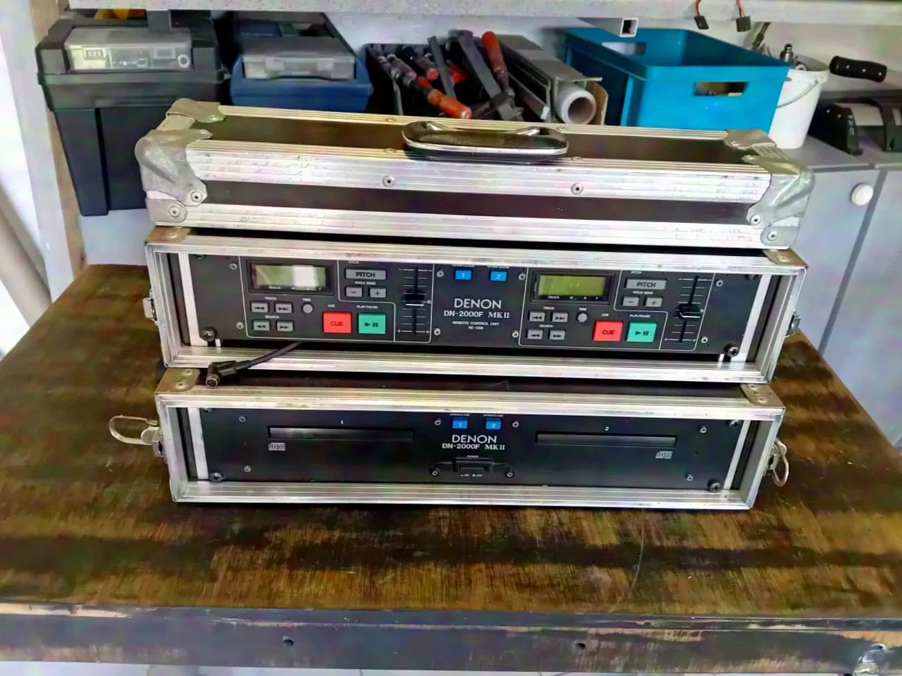 mgm 2 HE case with rack rail + additional compartment