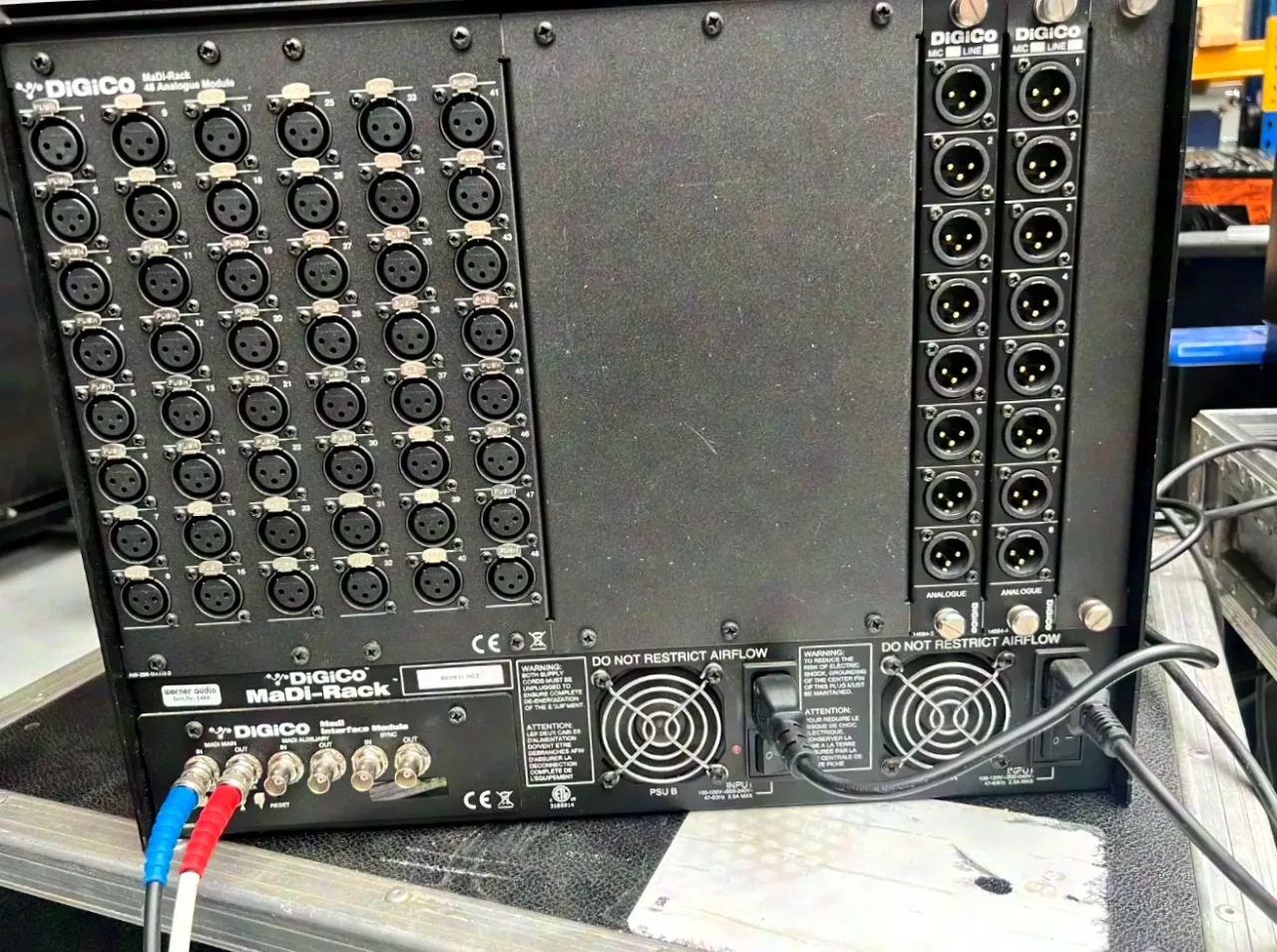 DiGiCo Set: 2 SD8 + 1 MADIRack