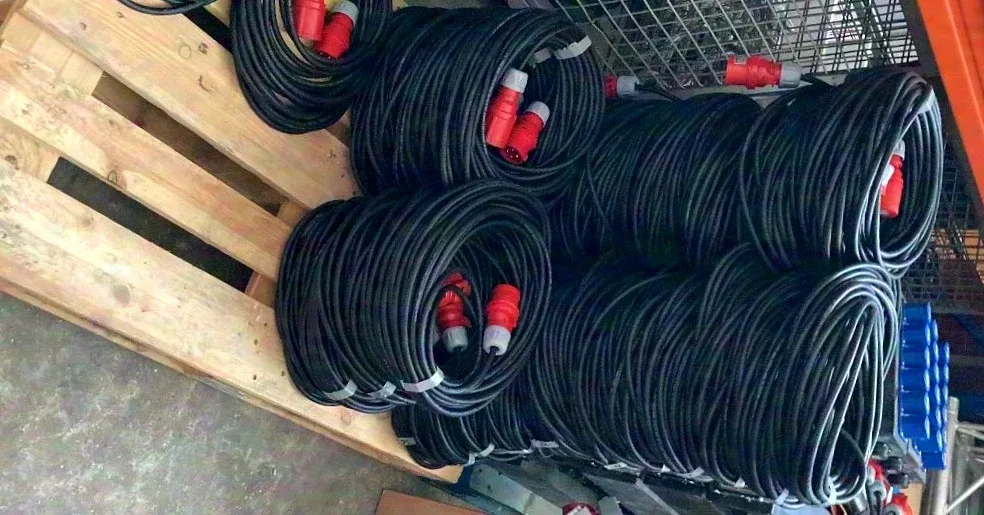 Motor Cable CEE 16A 4pol 5m 10m 15m 20m 25m