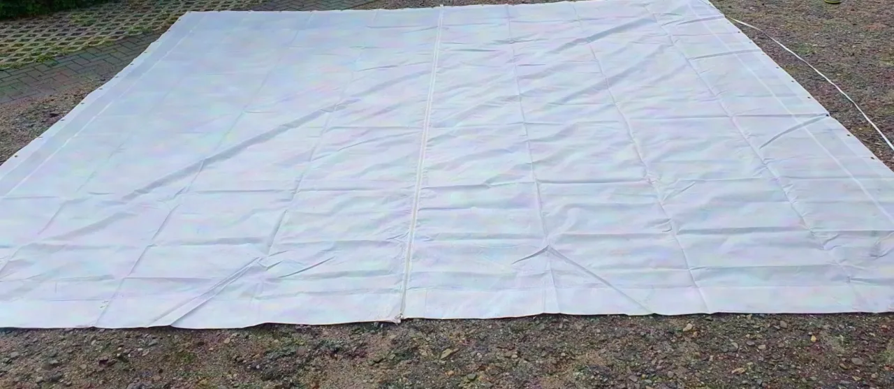 Prolyte Gaze Set consisting of stage back wall / 2 x side walls from Prolyte stage roof (6 x 5 m) white (!) (also available individually)