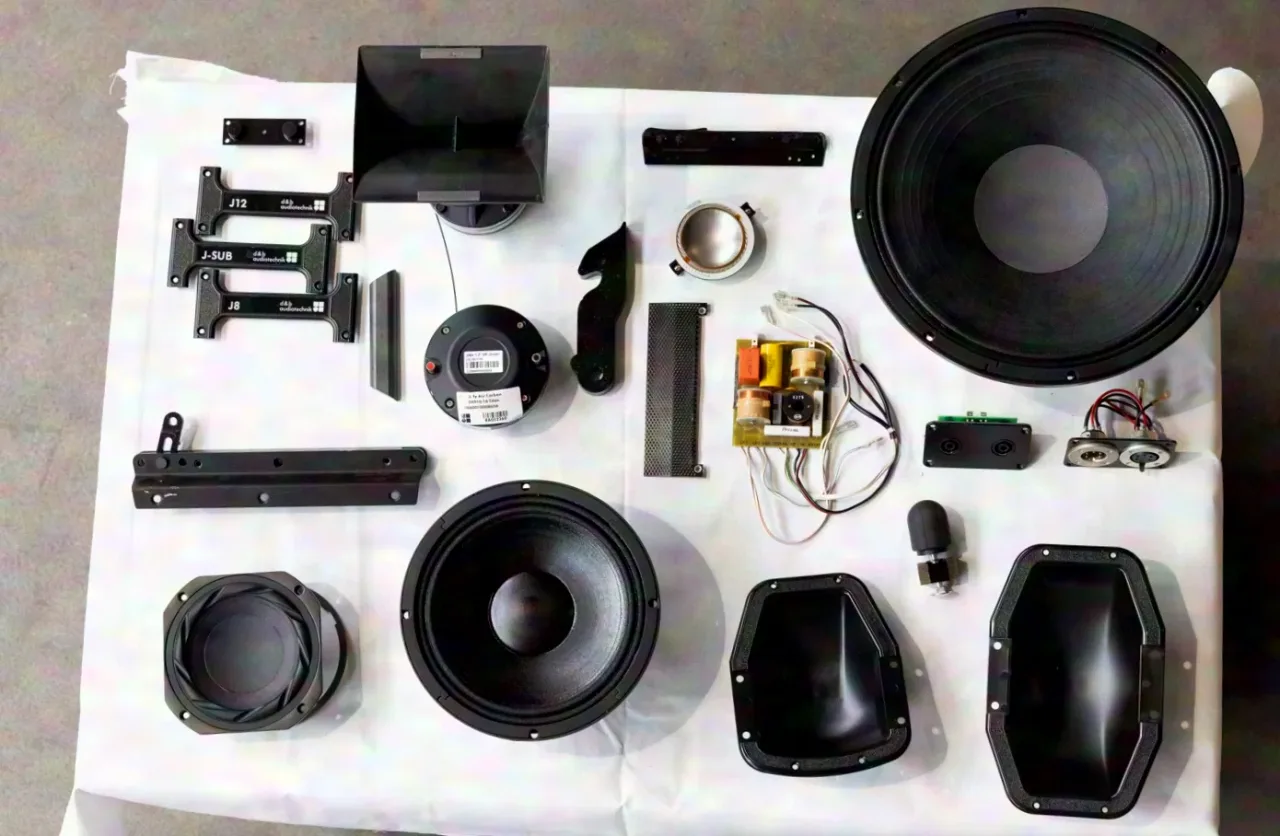 d&b Audiotechnik various d&b spare parts, new, from workshop stock