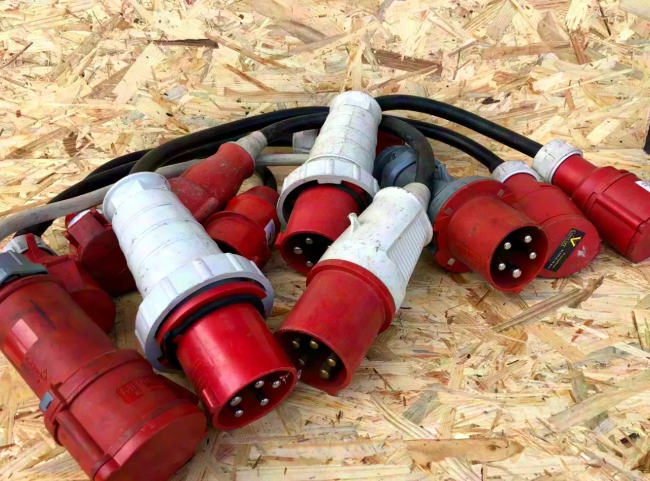 Various CEE Adapters, Plugs and Sockets