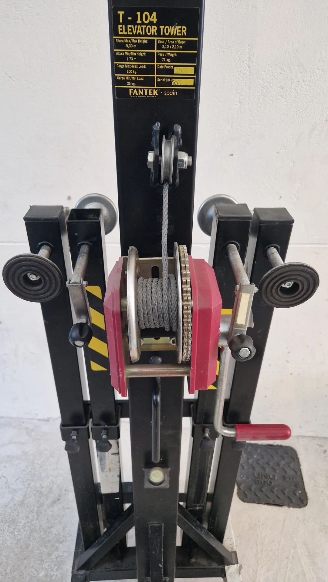 Fantek lifting stand - 200kg - 5 meters