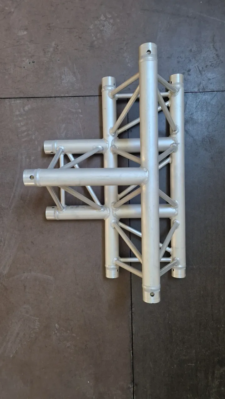 Triangular aluminum frame - T-junction - 8 pieces